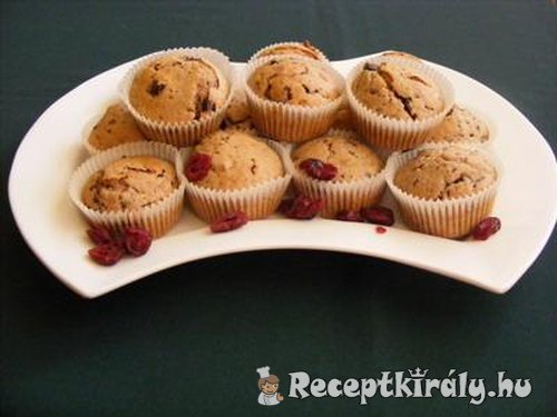 Áfonyás-muffin